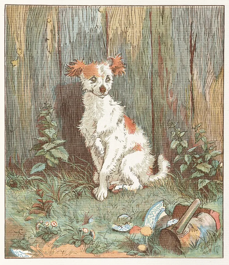 The Mad Dog Pl 5 Wall Art by Randolph Caldecott - High-Resolution Digital Print