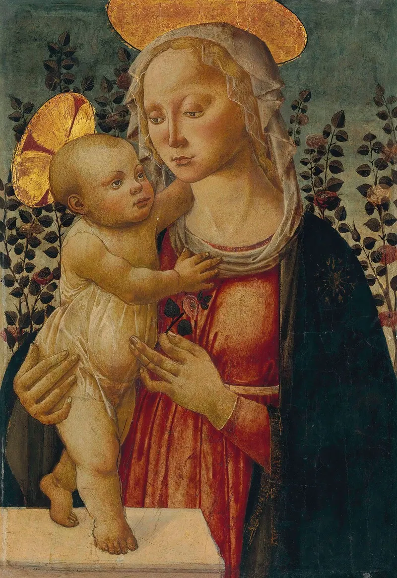 The Madonna And Child 14 Wall Art by Master of San Miniato - High-Resolution Digital Print