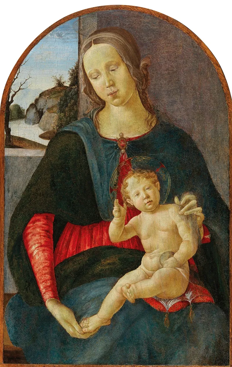 The Madonna And Child 15 Wall Art by Davide Ghirlandaio - High-Resolution Digital Print