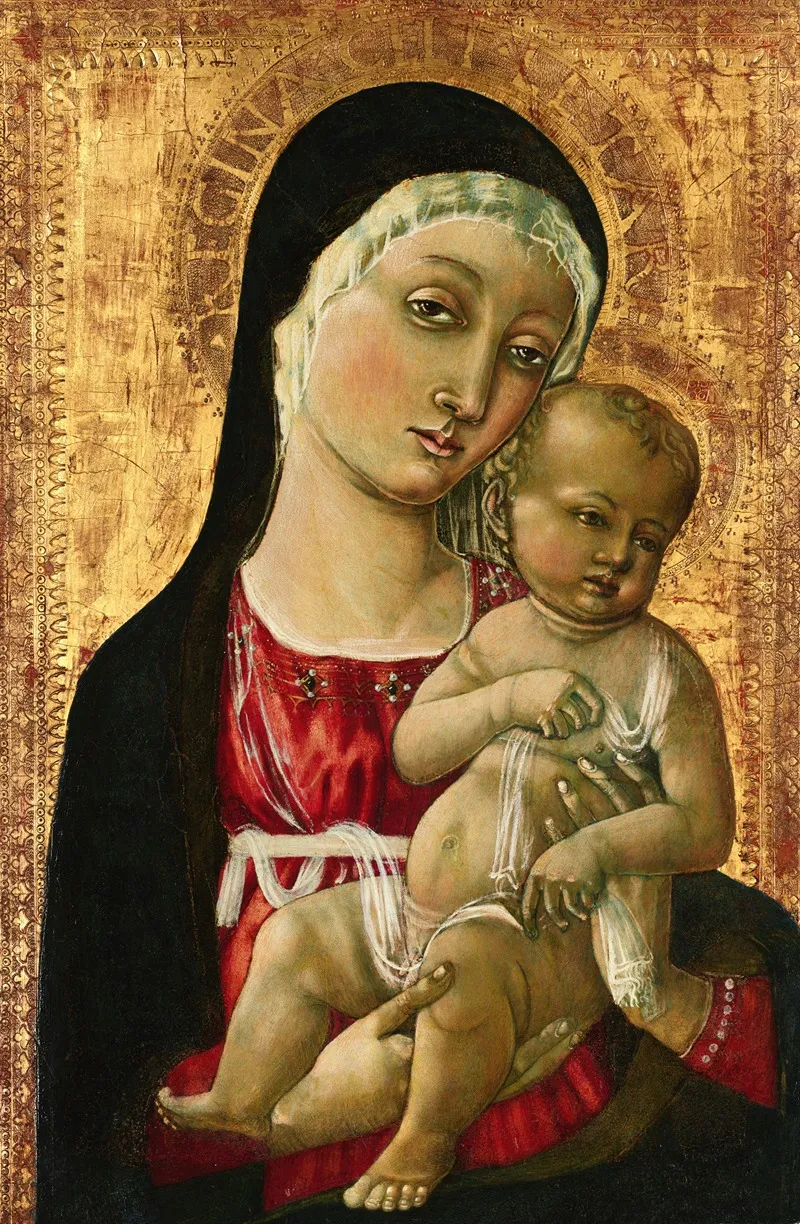 The Madonna And Child 17 Wall Art by Matteo di Giovanni - High-Resolution Digital Print