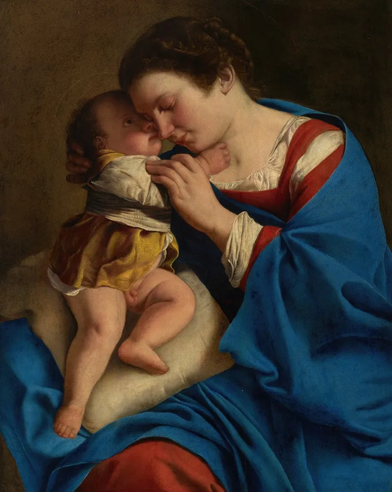 The Madonna And Child 20 Wall Art by Orazio Gentileschi - High-Resolution Digital Print