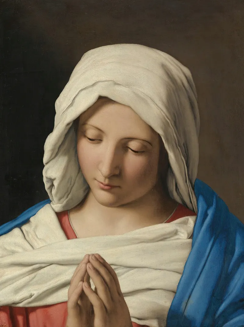 The Madonna In Prayer 2 Wall Art by Giovanni Battista Salvi da Sassoferrato - High-Resolution Digital Print