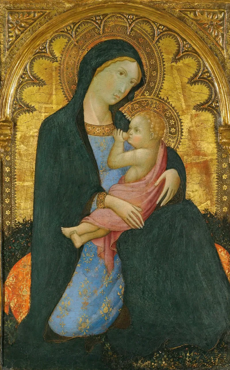 The Madonna Of Humility 2 Wall Art by Andrea di Bartolo - High-Resolution Digital Print