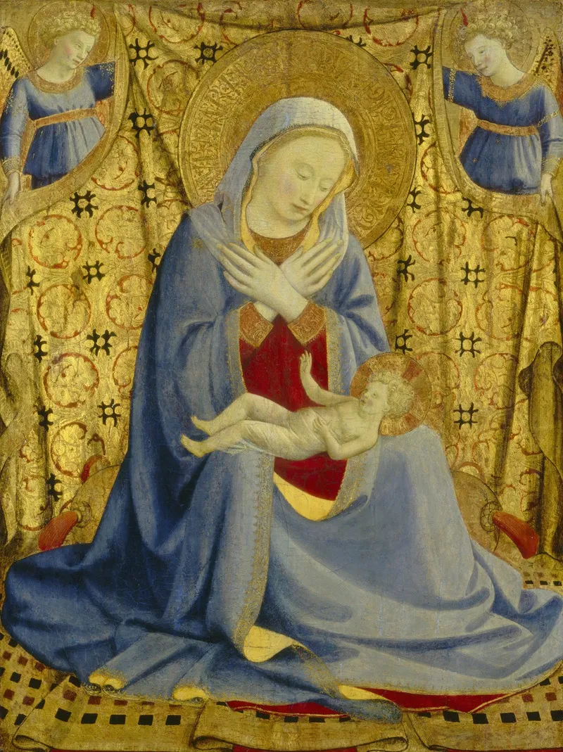 The Madonna Of Humility Wall Art by Fra Angelico - High-Resolution Digital Print