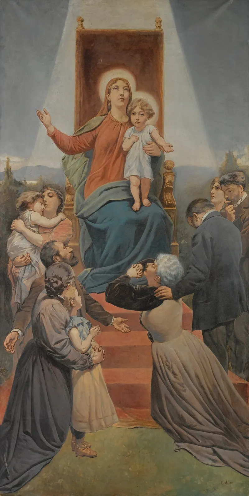 The Madonna Of The Needy Wall Art by Hermann Eichler - High-Resolution Digital Print