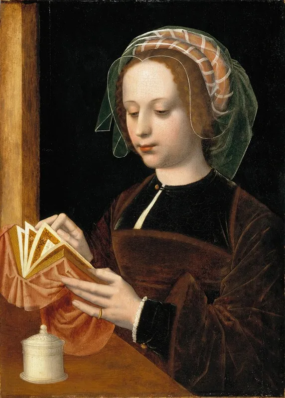 The Magdalen Reading Wall Art by Ambrosius Benson - High-Resolution Digital Print