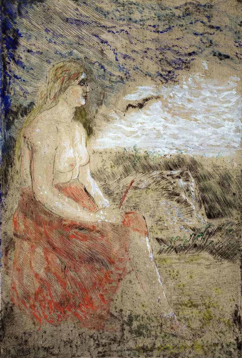 The Magdalene 5 Wall Art by James Ensor - High-Resolution Digital Print