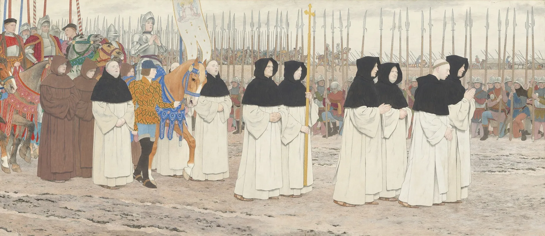 The Maid In Armor On Horseback Joan Of Arc Series Iii