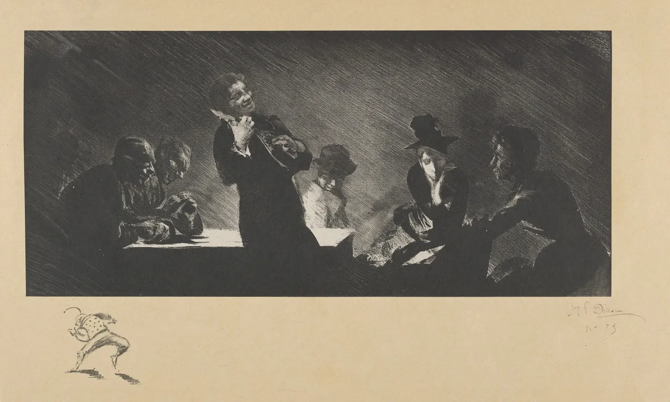 The Mandolin Player Mandoliniste From Lestampe Originale