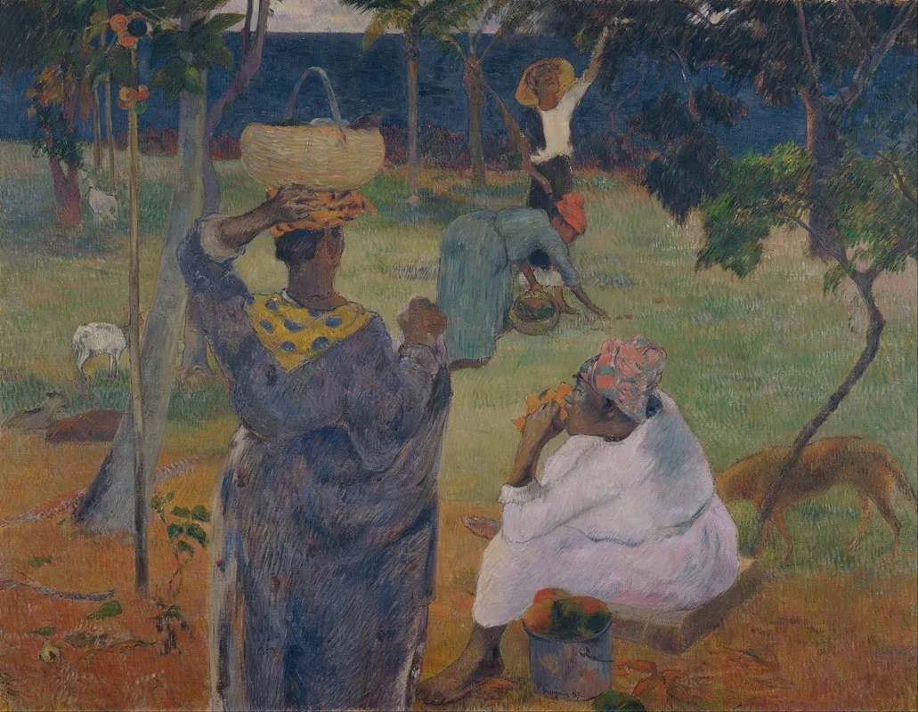 The Mango Trees Martinique Wall Art by Paul Gauguin - High-Resolution Digital Print