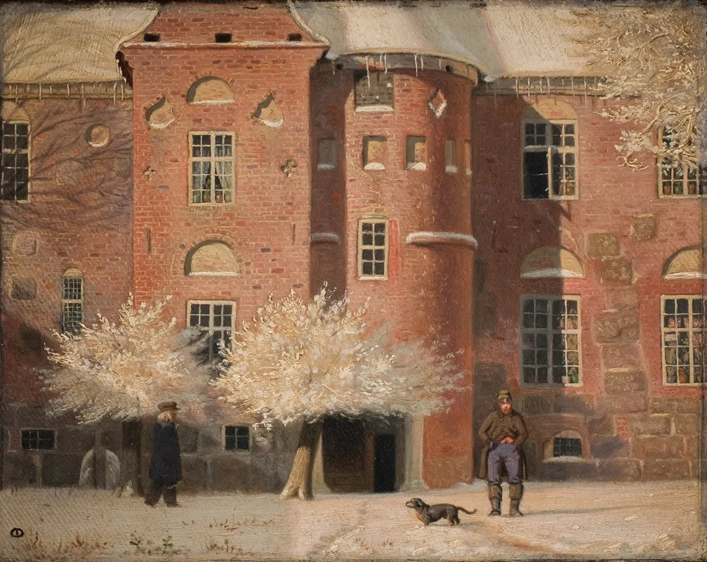 The Manor Of Krabbesholm In Jutland Wall Art by Christen Dalsgaard - High-Resolution Digital Print