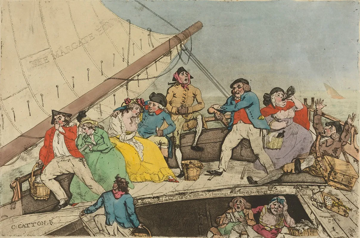 The Margate Hoy Wall Art by Charles Catton - High-Resolution Digital Print