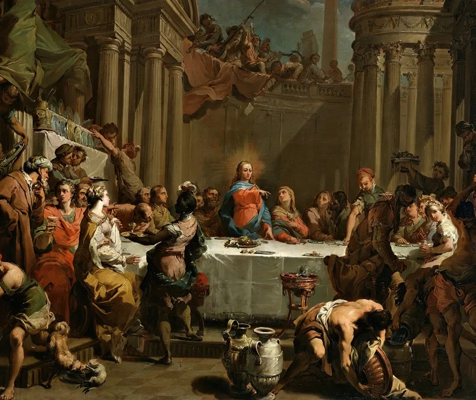 The Marriage At Cana 2 Wall Art by Gaetano Gandolfi - High-Resolution Digital Print