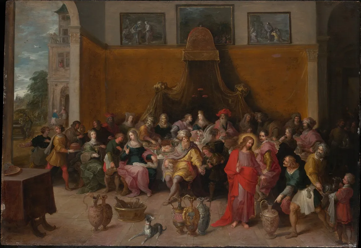 The Marriage At Cana 5 Wall Art by Frans Francken the Younger - High-Resolution Digital Print
