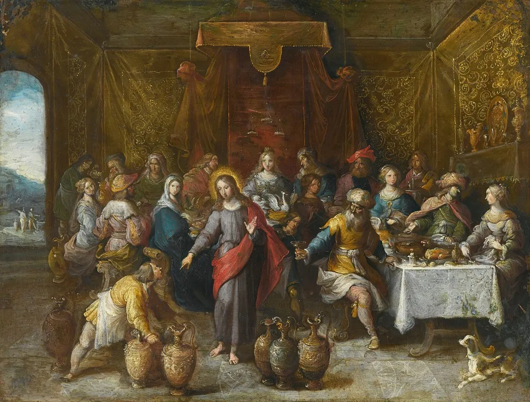 The Marriage Feast At Cana Wall Art by Frans Francken the Younger - High-Resolution Digital Print