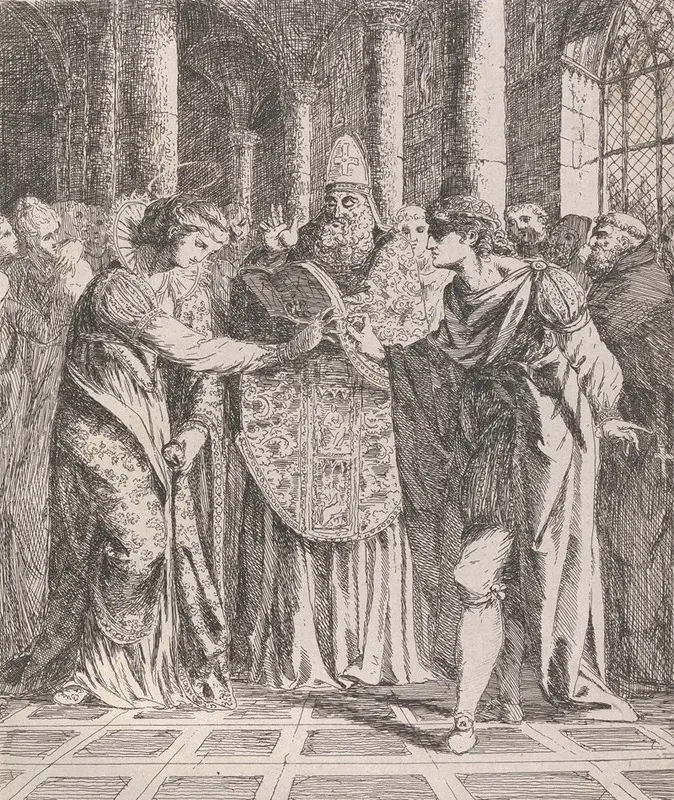 The Marriage Of St Margaret With King Malcolm