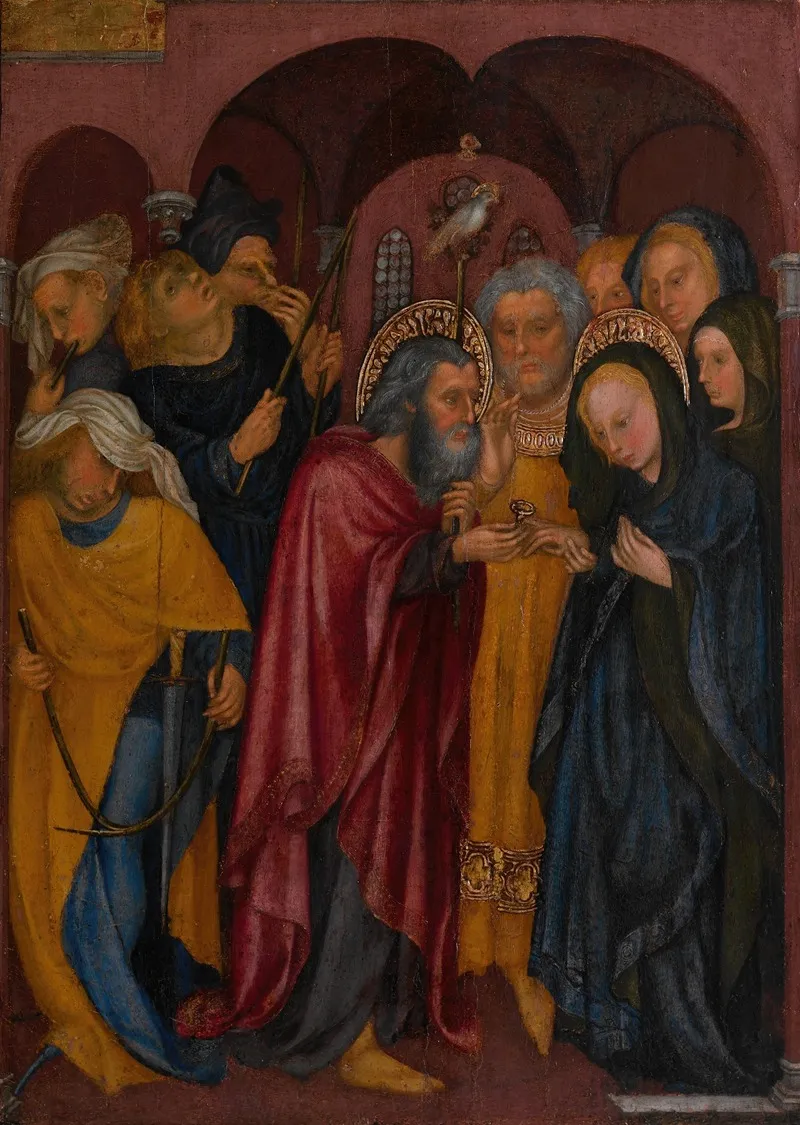 The Marriage Of The Virgin 10 Wall Art by Michelino da Besozzo - High-Resolution Digital Print