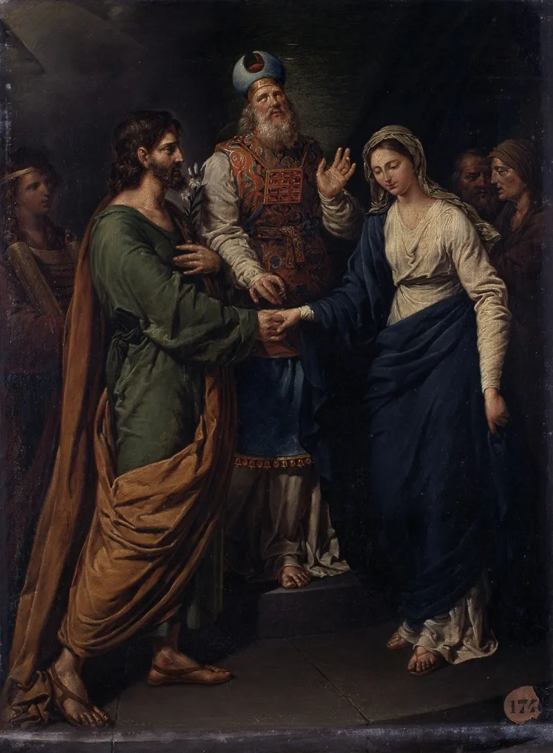 The Marriage Of The Virgin 13 Wall Art by Jean Baptist Lodewijk Maes - High-Resolution Digital Print