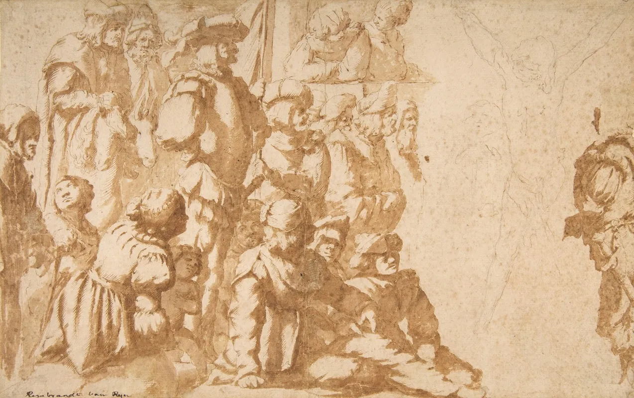 The Martydrom Of St Andrew Wall Art by Giovanni Battista Spinelli - High-Resolution Digital Print