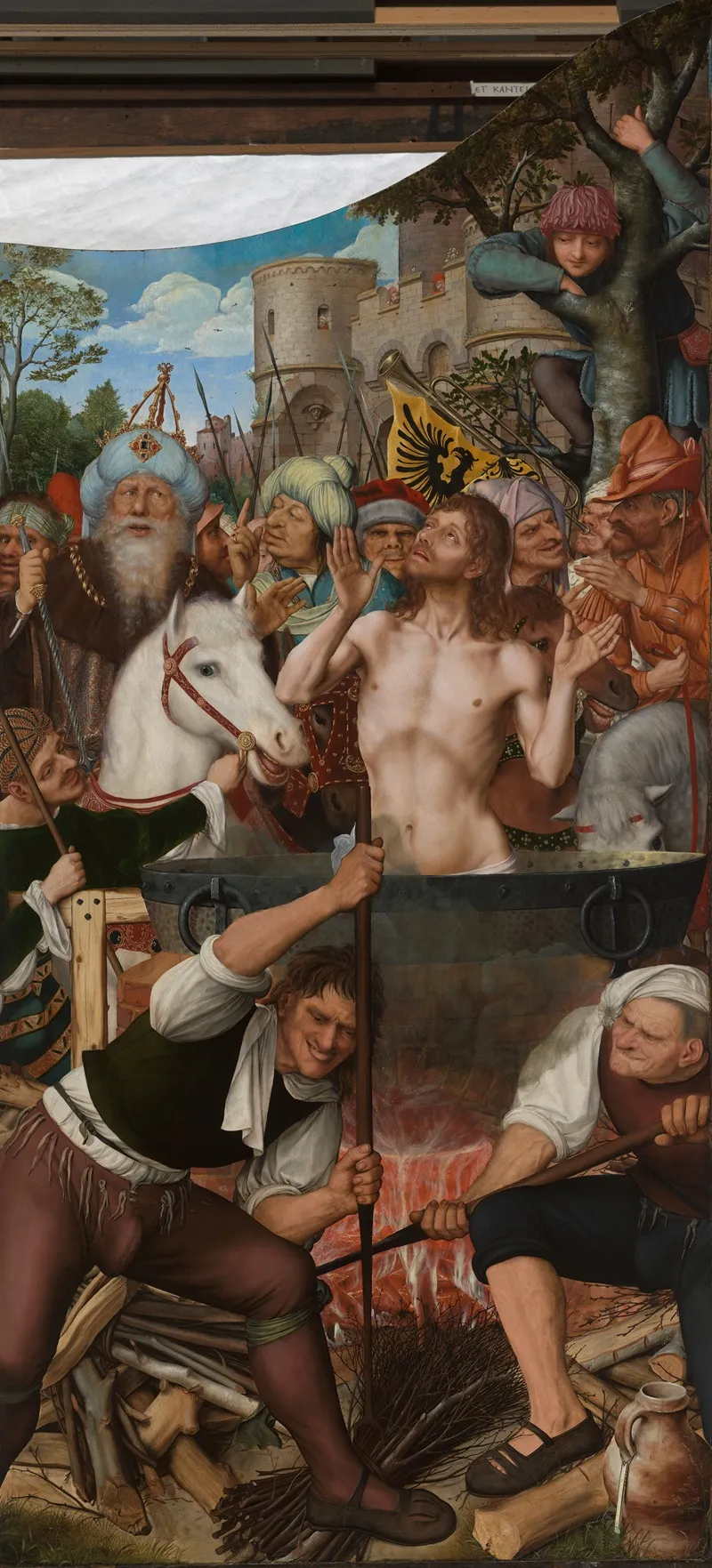 The Martyrdom Of Saint John Wall Art by Quentin Massys - High-Resolution Digital Print
