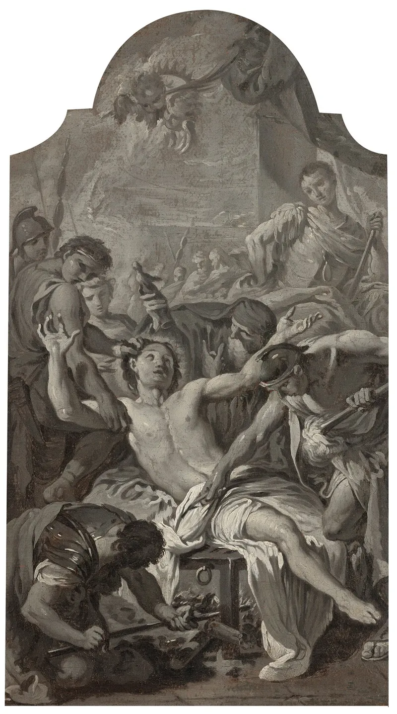 The Martyrdom Of Saint Lawrence 11 Wall Art by Giovanni Battista Pittoni - High-Resolution Digital Print