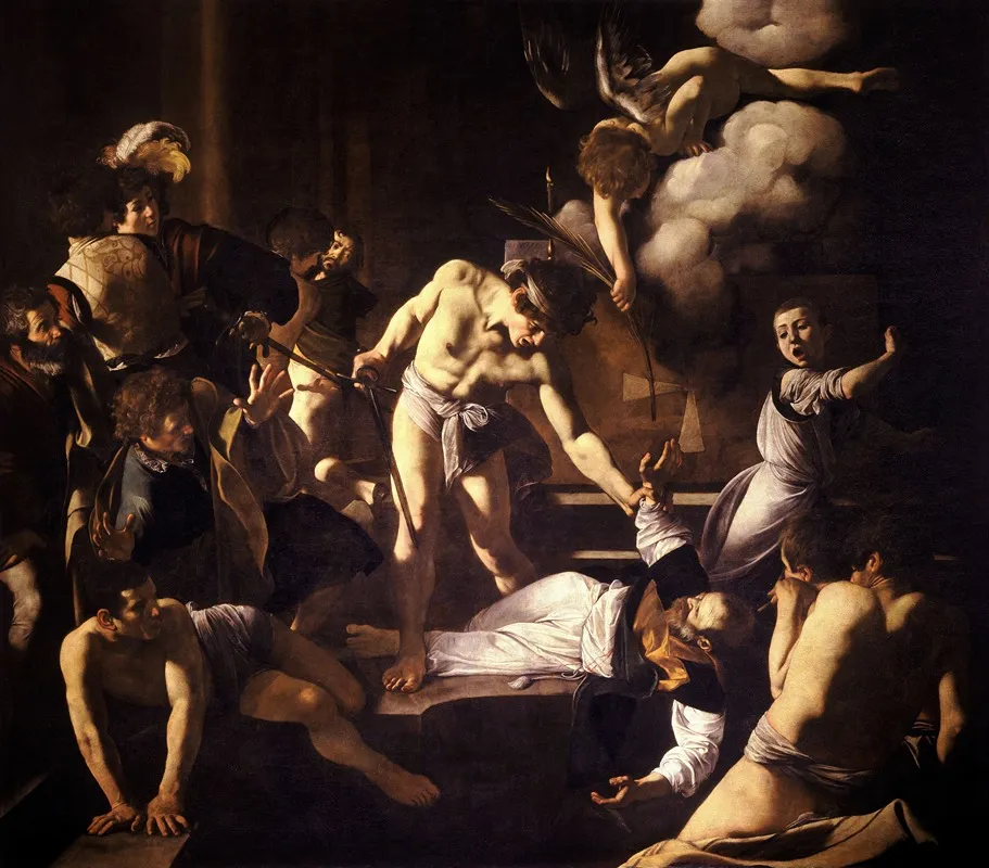The Martyrdom Of Saint Matthew 2 Wall Art by Caravaggio - High-Resolution Digital Print