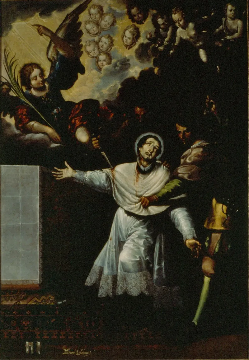The Martyrdom Of Saint Peter Arbues Wall Art by Baltasar de Echave y Rioja - High-Resolution Digital Print