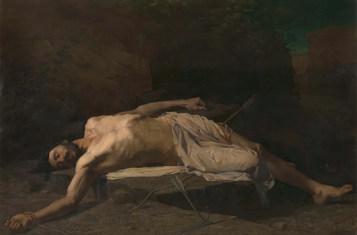 The Martyrdom Of Saint Sebastian 6 Wall Art by Louis Tytgadt - High-Resolution Digital Print