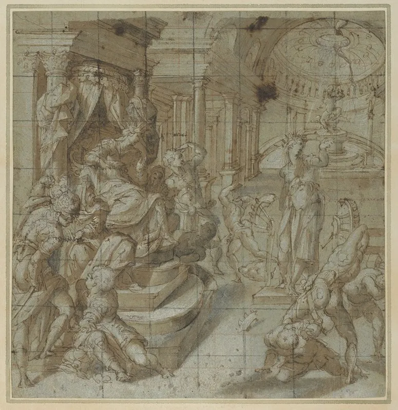 The Martyrdom Of St Catherine Of Alexandria 2 Wall Art by Carlo Portelli - High-Resolution Digital Print