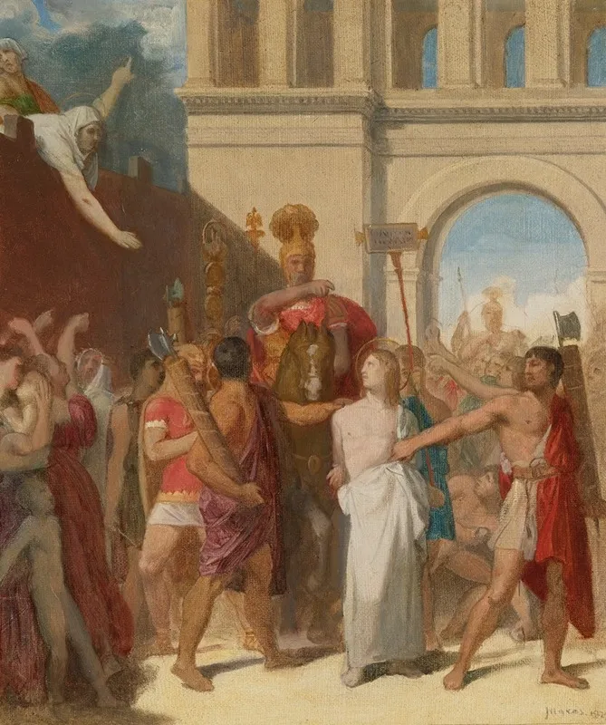 The Martyrdom Of St Symphorian Wall Art by Jean Auguste Dominique Ingres - High-Resolution Digital Print