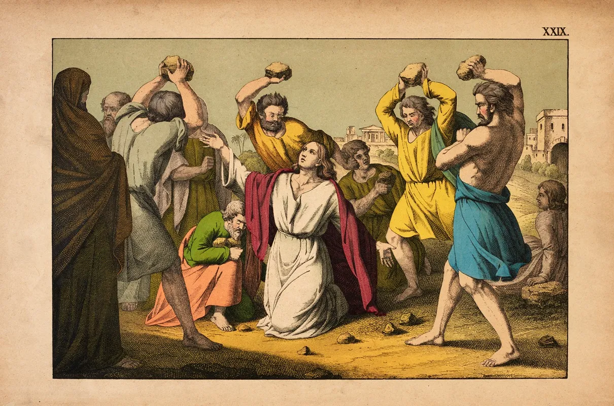 The Martyrdom Of Stephen Wall Art by Theodor Eckardt - High-Resolution Digital Print