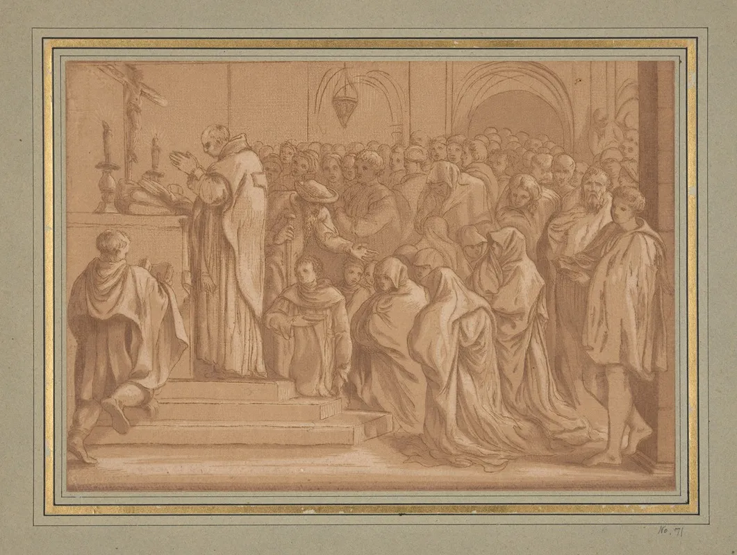 The Mass Wall Art by Nicolas Le Sueur - High-Resolution Digital Print
