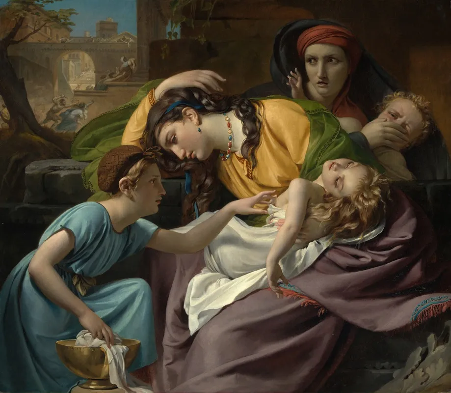The Massacre Of The Innocents 19 Wall Art by François-Joseph Navez - High-Resolution Digital Print
