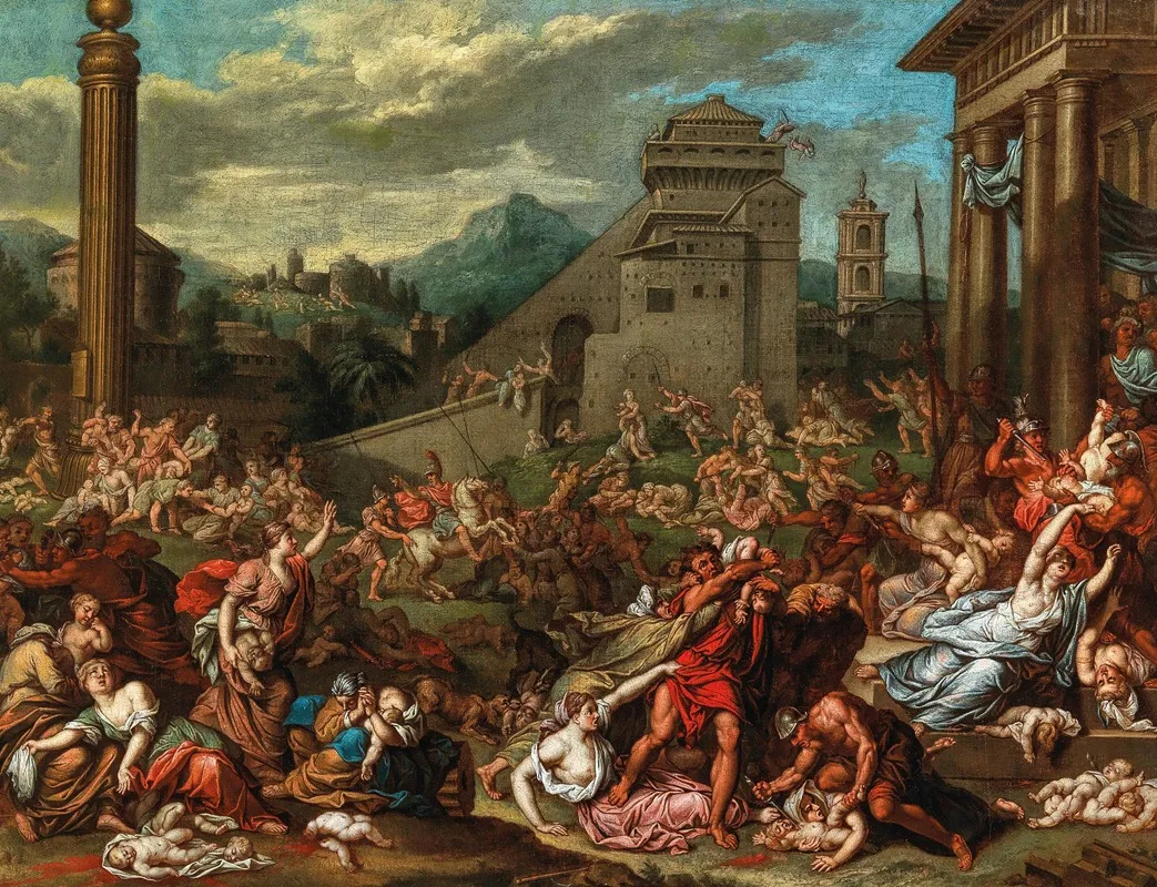 The Massacre Of The Innocents 7 Wall Art by Hendrick Cantelbeek - High-Resolution Digital Print