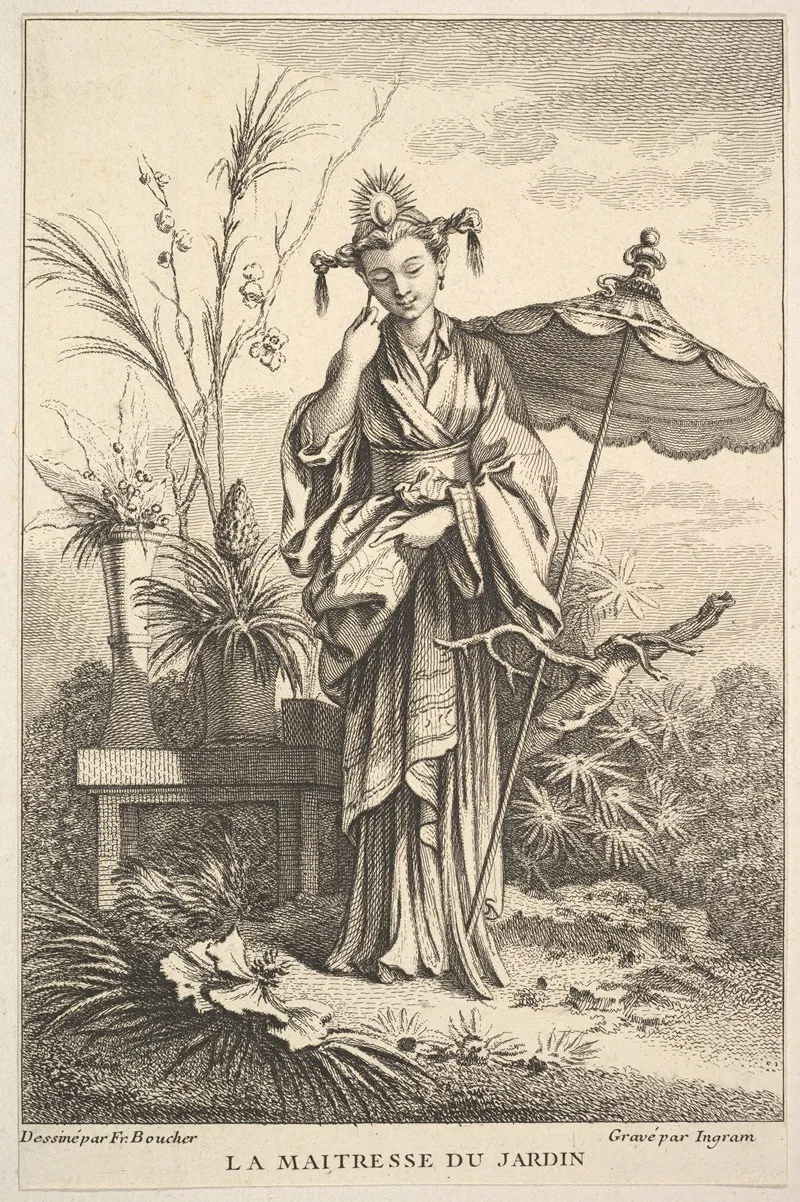 The Master Gardener After Francois Boucher