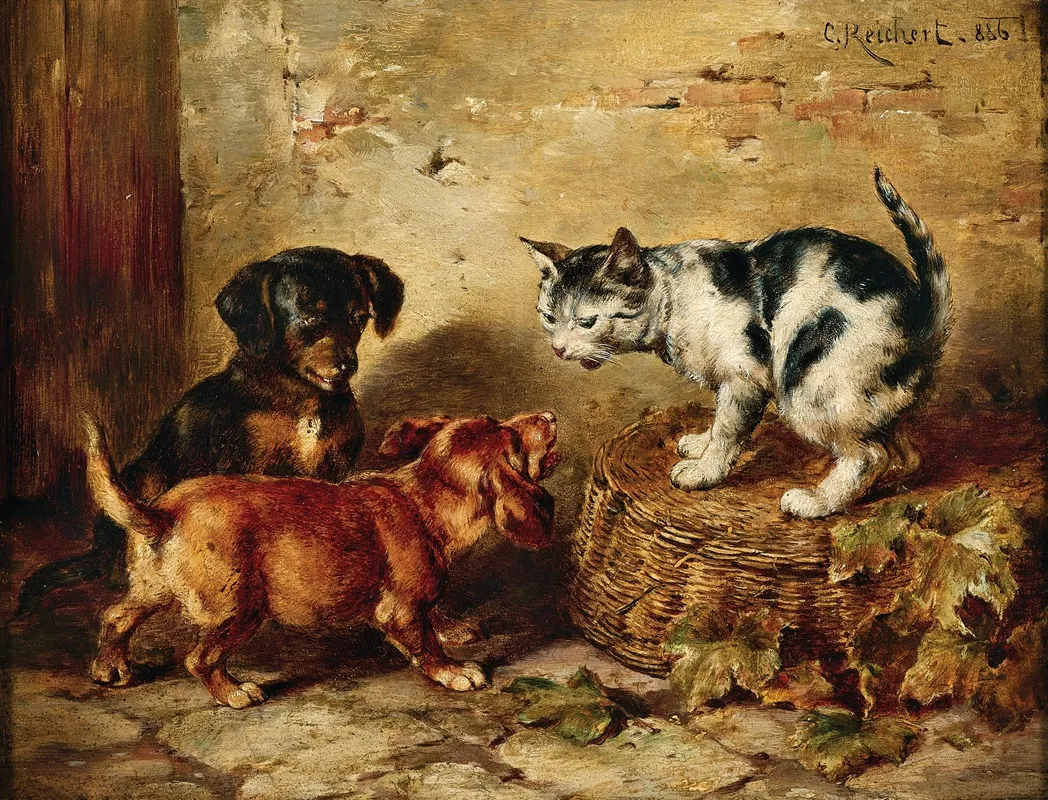 The Master Of The House Wall Art by Carl Reichert - High-Resolution Digital Print
