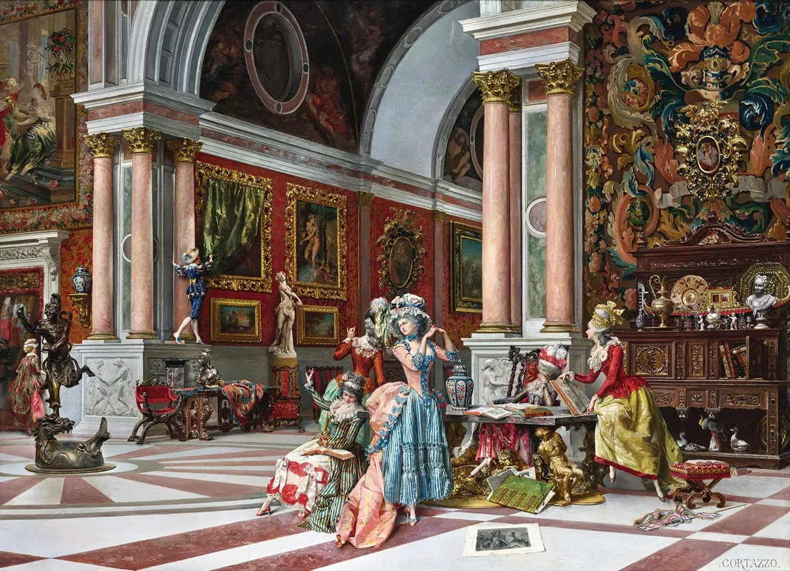 The Masterpiece Revealed 2 Wall Art by Oreste Cortazzo - High-Resolution Digital Print