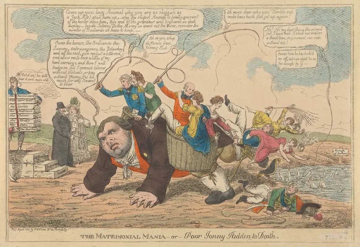 The Matrimonial Mania Or Poor Jonny Ridden To Death