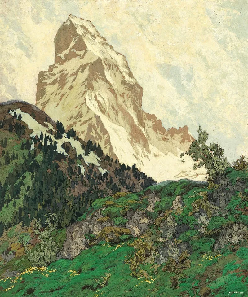 The Matterhorn 2 Wall Art by Hugo Hodiener - High-Resolution Digital Print