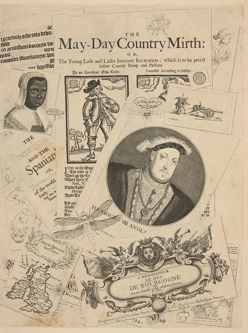 The May Day Country Mirth Or The Young Lads And Lasses Innocent Recreation Wall Art by John Sturt - High-Resolution Digital Print