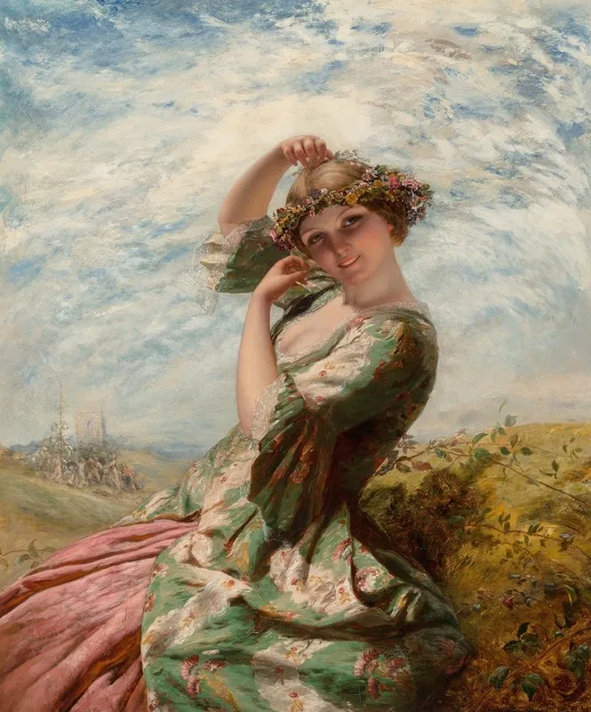 The May Queen Wall Art by John Ritchie - High-Resolution Digital Print