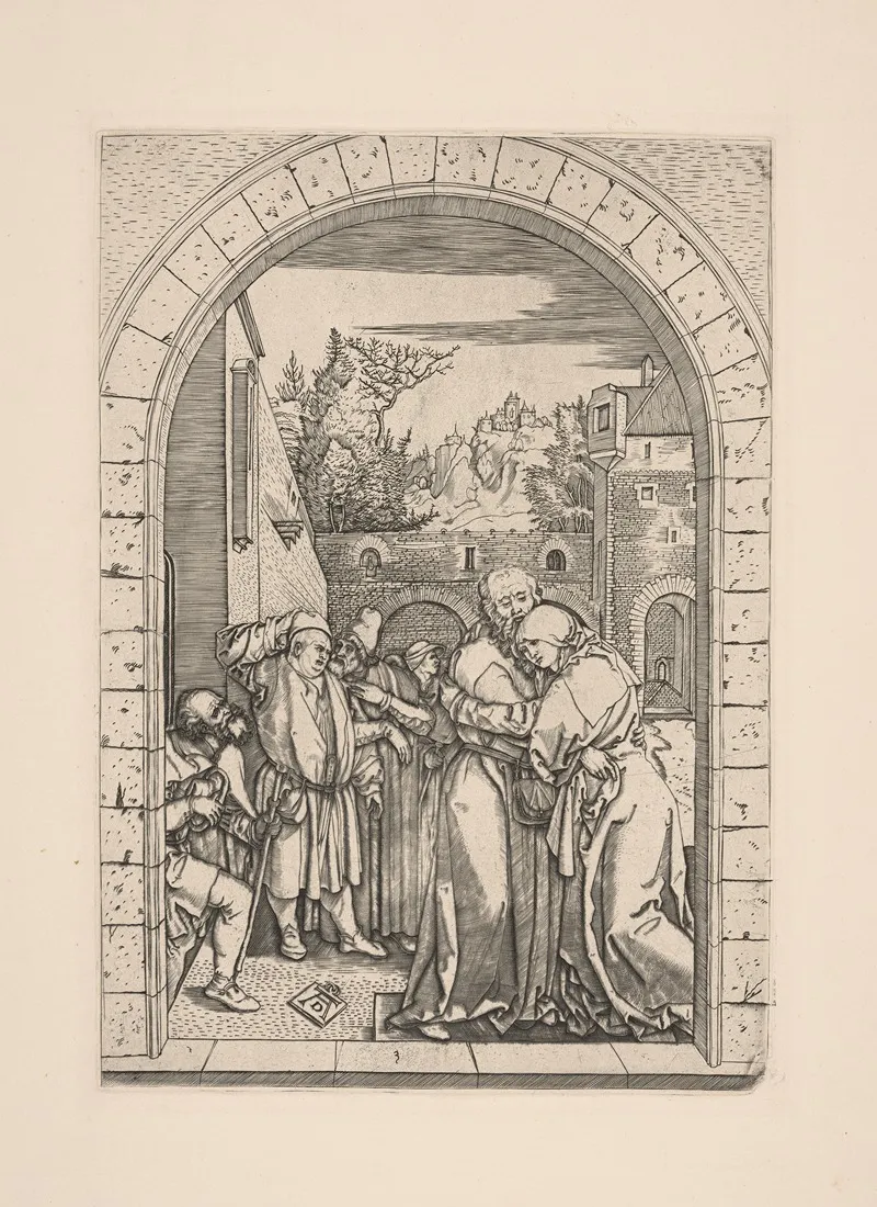 The Meeting Of Joachim And Anne At The Golden Gate