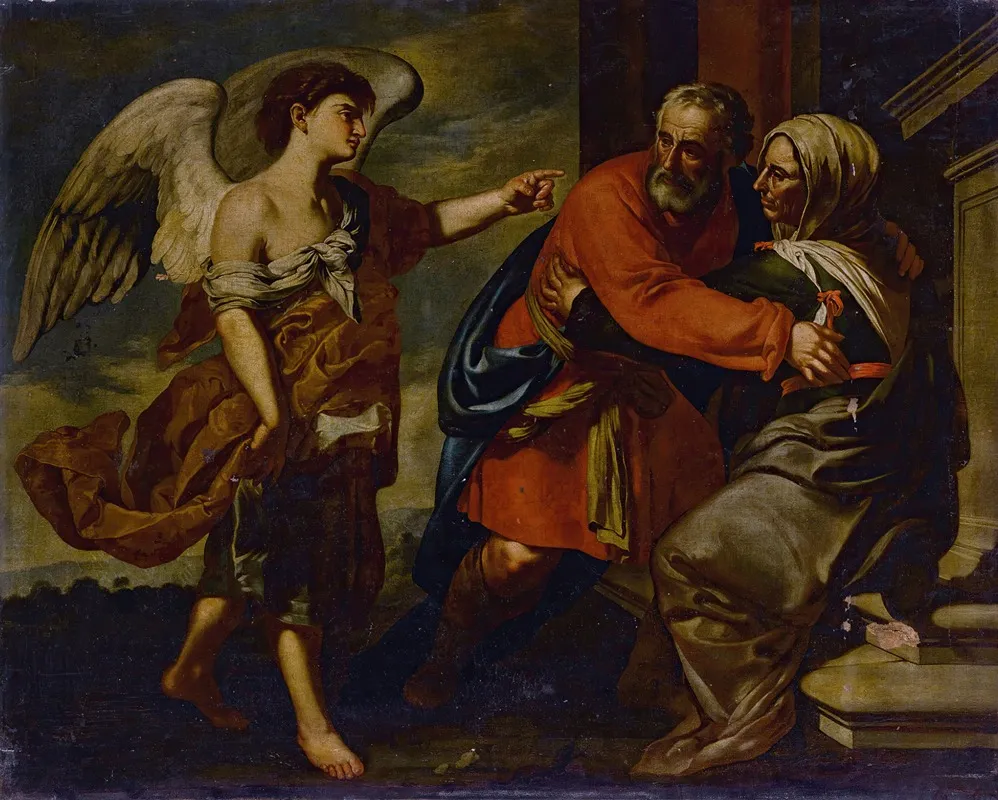 The Meeting Of Zechariah And Elizabeth Wall Art by Francesco Guarino - High-Resolution Digital Print
