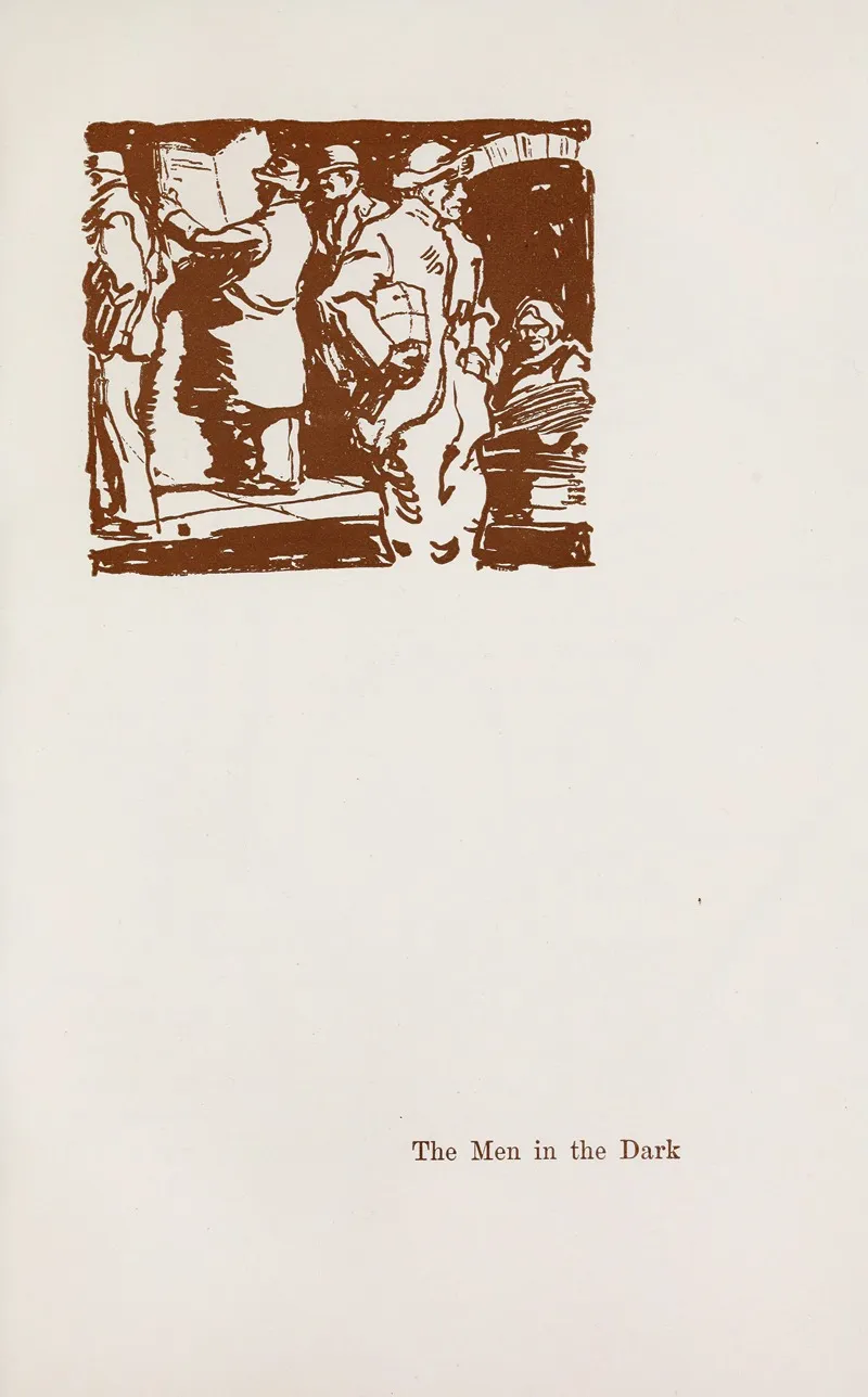 The Men In The Dark Wall Art by Theodore Dreiser - High-Resolution Digital Print