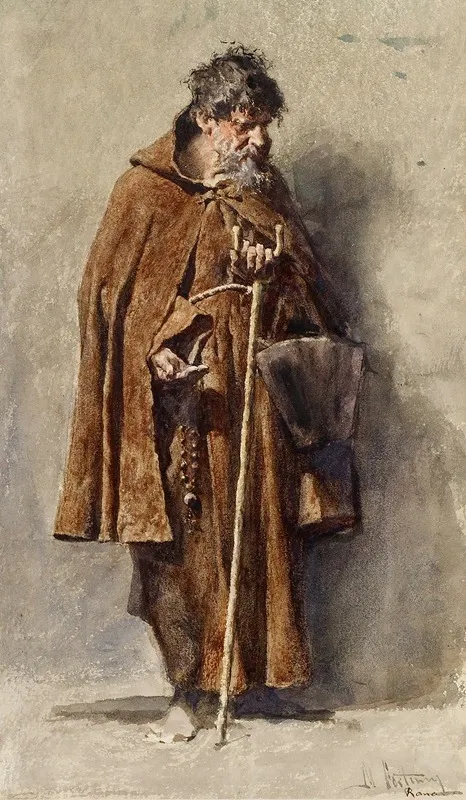 The Mendicant Wall Art by Mariano Fortuny Marsal - High-Resolution Digital Print