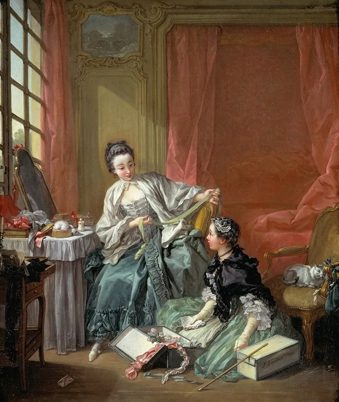 The Milliner 2 Wall Art by François Boucher - High-Resolution Digital Print