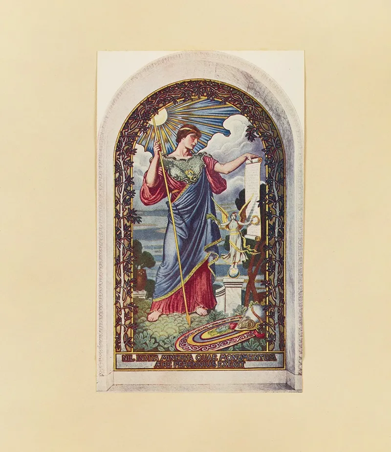 The Minerva Of Peace After Elihu Vedder Wall Art by A.V. Nye - High-Resolution Digital Print