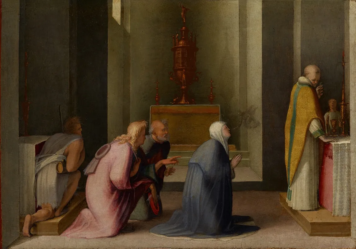 The Miraculous Communion Of Saint Catherine Of Siena