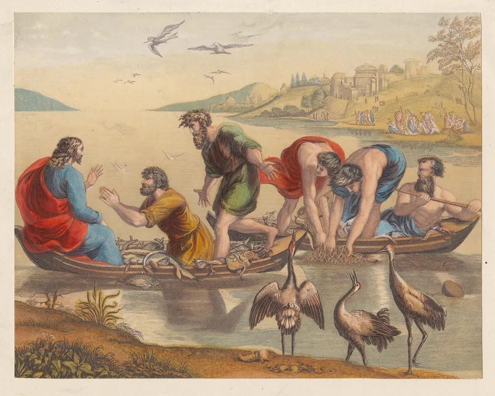 The Miraculous Draught Of Fishes 10 Wall Art by Bradshaw &amp; Blacklock - High-Resolution Digital Print