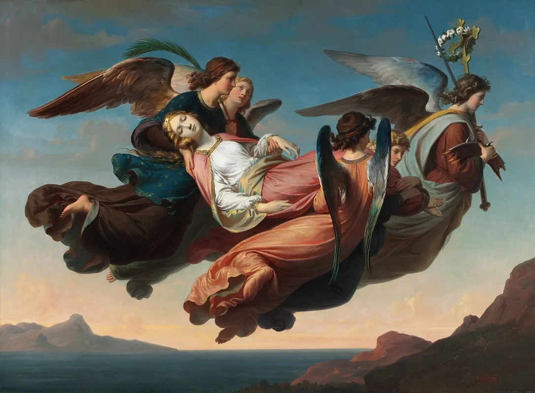 The Miraculous Translation Of The Body Of Saint Catherine Of Alexandria To Sinai